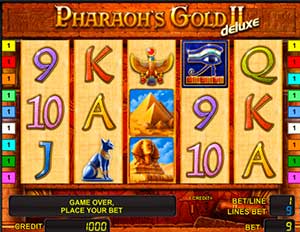 игровой автомат Pharaohs Gold 2 deluxe играть онлайн
