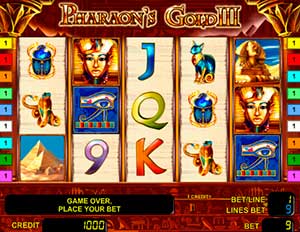 Игровой автомат Pharaohs Gold III играть бесплатно