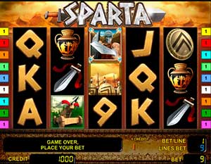 игровой автомат Sparta бесплатно