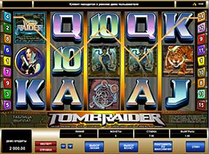 игровой автомат Tomb raider играть онлайн