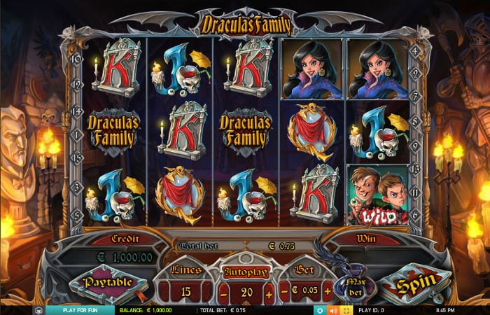 Игровой автомат Dracula’s Family - Семья Дракулы